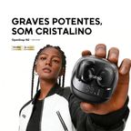 OpenSnap N2 Auscultadores sem fios de carregamento rápido com graves profundos e design aberto