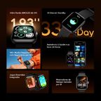 Watch Nova 2N Relógio Inteligente com Ecrã AMOLED de 1,93" e 33 Dias de Autonomia em Standby