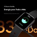 Watch Nova 2N Relógio Inteligente com Ecrã AMOLED de 1,93" e 33 Dias de Autonomia em Standby