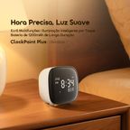 ClockPoint Plus Relógio digital multifunções recarregável com luz sensível ao toque