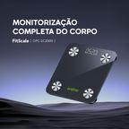 FitScale Balança de gordura corporal inteligente com LED