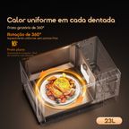 InfiWave Lite Forno micro-ondas com ecrã táctil de 23 litros e poupança de energia