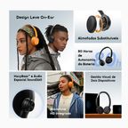 BoomPop Air Auscultadores sem fios leves, supra-auriculares.