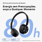 BoomPop Air Auscultadores sem fios leves, supra-auriculares.