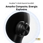 BoomPop Air Auscultadores sem fios leves, supra-auriculares.