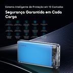PowerFlow B11 Bateria externa de 10000mAh e 15W
