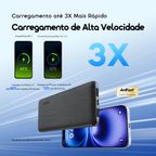 PowerFlow B11 Bateria externa de 10000mAh e 15W