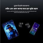 SpaceBuds 50dB ANC Noise Cancelling Earbuds with Personalized Voice Prompt and Lighting