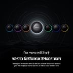 SpaceBuds 50dB ANC Noise Cancelling Earbuds with Personalized Voice Prompt and Lighting