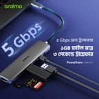 PowerTrans USB-C 7-in-1 Multi-Functional Adapter