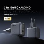 PowerGaN 33 Pro 33W GaN Wall Charger