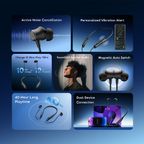 Necklace 5 30dB Noise Cancellation & Call Vibration Earphones