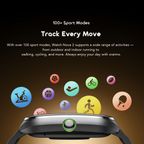 Watch Nova 2 2.01" AMOLED IP68 Curved Touchscreen Smart Watch