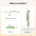 AirSlice Lite Non-Stick Serrated Easy Slicer Knife with Airflow Blade Design