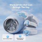 Dual Therm 750ML Dual-Drinking Leak-Proof Insulated Water Bottle for Babies and Toddlers
