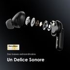 SpaceBuds Ecouteurs à réduction de bruit ANC 50dB avec personnalisation des commandes vocales