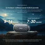 SpaceBox Haut-parleur avec FM, lumières personnalisables, égaliseur