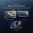 SpaceBox Haut-parleur avec FM, lumières personnalisables, égaliseur