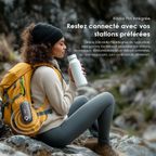 SpaceBox Haut-parleur avec FM, lumières personnalisables, égaliseur