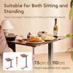 FlexiNest Mobile Telescoping Tilt-Adjustable Partition Desk