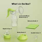 HandPump BPA-Free Gentle Touch Lightweight Manual Breast Pump