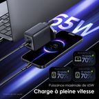 HyperGaN 65 65W Kit de Chargeur mural