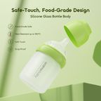 PureBottle 160 160ml Anti-Colic Silicone Glass Baby Bottle
