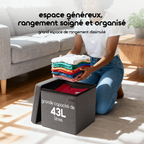 Cozy Multi-Functional Foldable Storage Ottoman