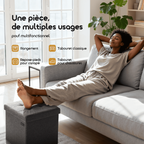Cozy Multi-Functional Foldable Storage Ottoman