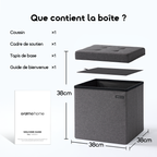 Cozy Multi-Functional Foldable Storage Ottoman