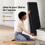 Cozy Plus Grand Coffre Pouf Pliable pour Rangement