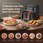 NutriFry S1 Ultra Friteuse à air chaud 1500 W, 6 L, avec écran tactile et contrôle via application