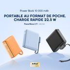 PowerNova L11 Batterie externe 10 000 mAh 22,5 W