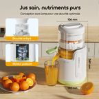PureJuice Presse-agrumes Bébé Lame Rechargeable Sécurisé