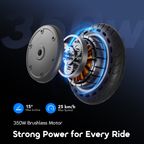 E-Scooter 350W Motor 32km Range Electric Scooter