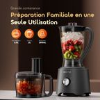 OmniBlend Blender multifonction 4-en-1 1500W