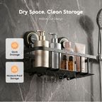 HookRack 6KG HookRack Square Basket Suction Storage Rack
