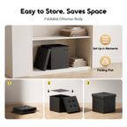 Cozy Upgrade Portable & Multi-functional Storage Ottoman