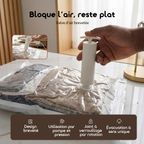 VacEase 6 pcs Compact Durable Vacuum Storage Bags