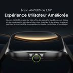 Watch Nova AM Montre intelligente à écran AMOLED avec couverture incurvée