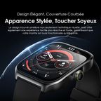 Watch Nova AM Montre intelligente à écran AMOLED avec couverture incurvée