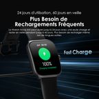 Watch Nova AM Montre intelligente à écran AMOLED avec couverture incurvée