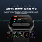 Watch Nova AM Montre intelligente à écran AMOLED avec couverture incurvée