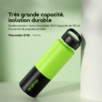 ThermoGo S710 Bouteille d'eau isotherme à double isolation 710 ml
