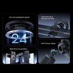 Hydra 8 Strong Magnetic Reliable Stability Car Mount