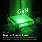 PowerGaN 45 طقم شاحن حائط بقوة 45 واط