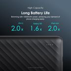 Toast 10 Flash بنك الطاقة 10000 مللي أمبير 12 واط