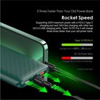 Toast 10 PD Pro II بنك الطاقة 10000 مللي أمبير 18 واط