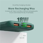 Toast 10 PD Pro II بنك الطاقة 10000 مللي أمبير 18 واط