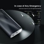 Traveler 4 Pro بنك الطاقة 20000 مللي أمبير 20 واط